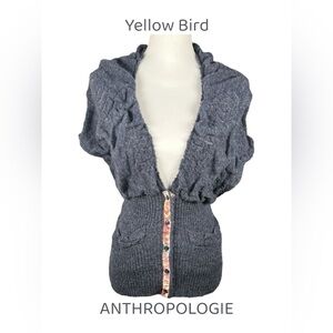 Anthropologie | Yellow Bird | y2k Wool Shrug Top